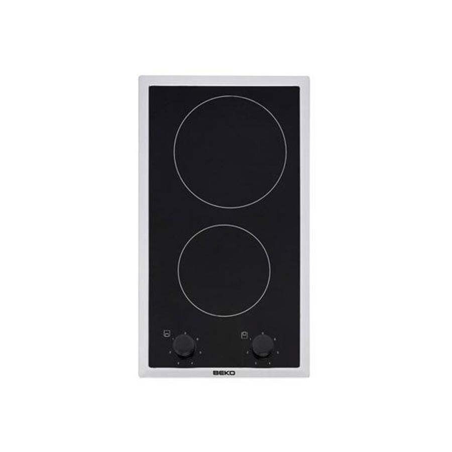 Anafe vitrocerámico Beko de 2 zonas HDMC 32200 X Anafe vitrocerámico Beko de 2 zonas HDMC 32200 X