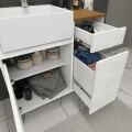 CONJUNTO DE BAÑO MODELO CORA 80 CM / MUEBLE + BACHA + ESPEJO Conjunto De Baño Modelo Cora 80 Cm / Mueble + Bacha + Espejo