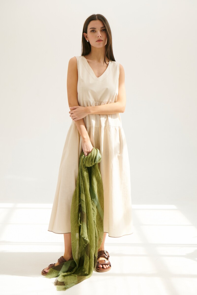 VESTIDO HOLLY NATURAL