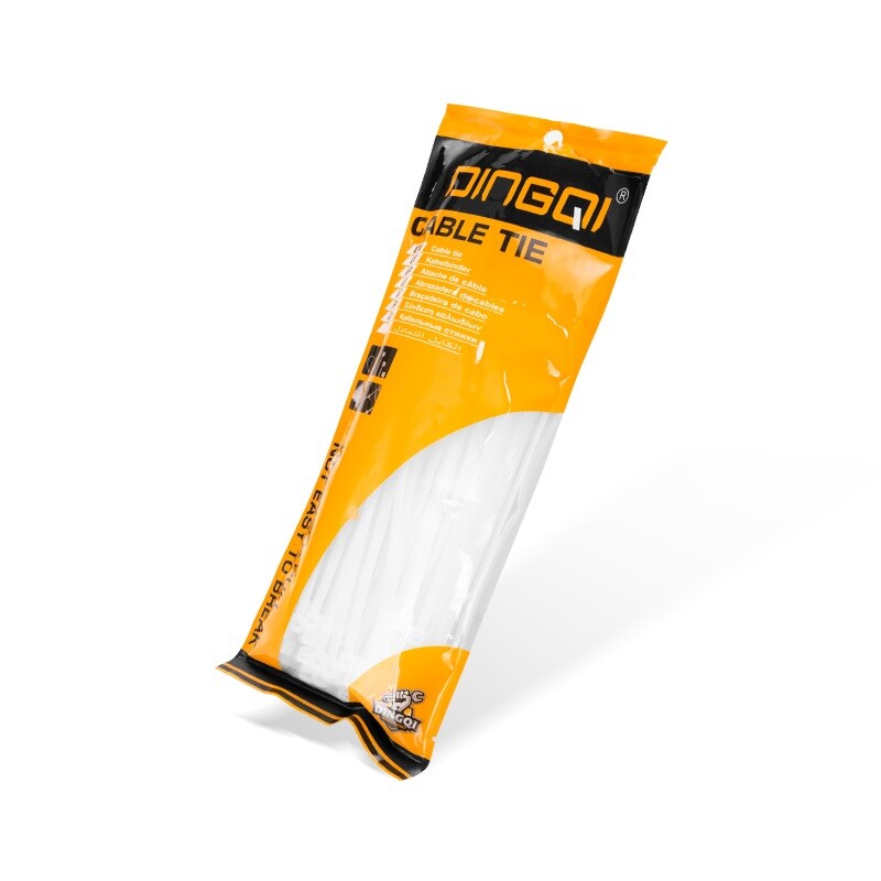 DINGQI COLLARIN BLANCO 3.6*200MM 100 UNIDADES Dingqi Collarin Blanco 3.6*200mm 100 Unidades