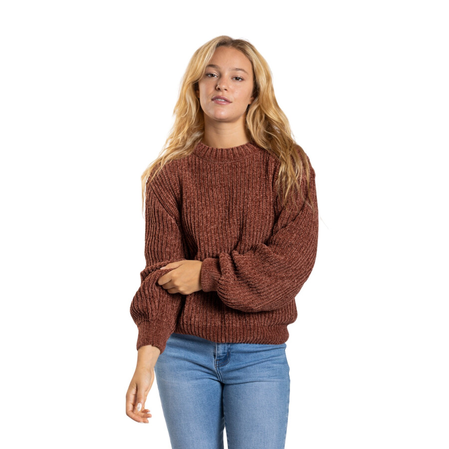 CHERRY SWEATER BROWN