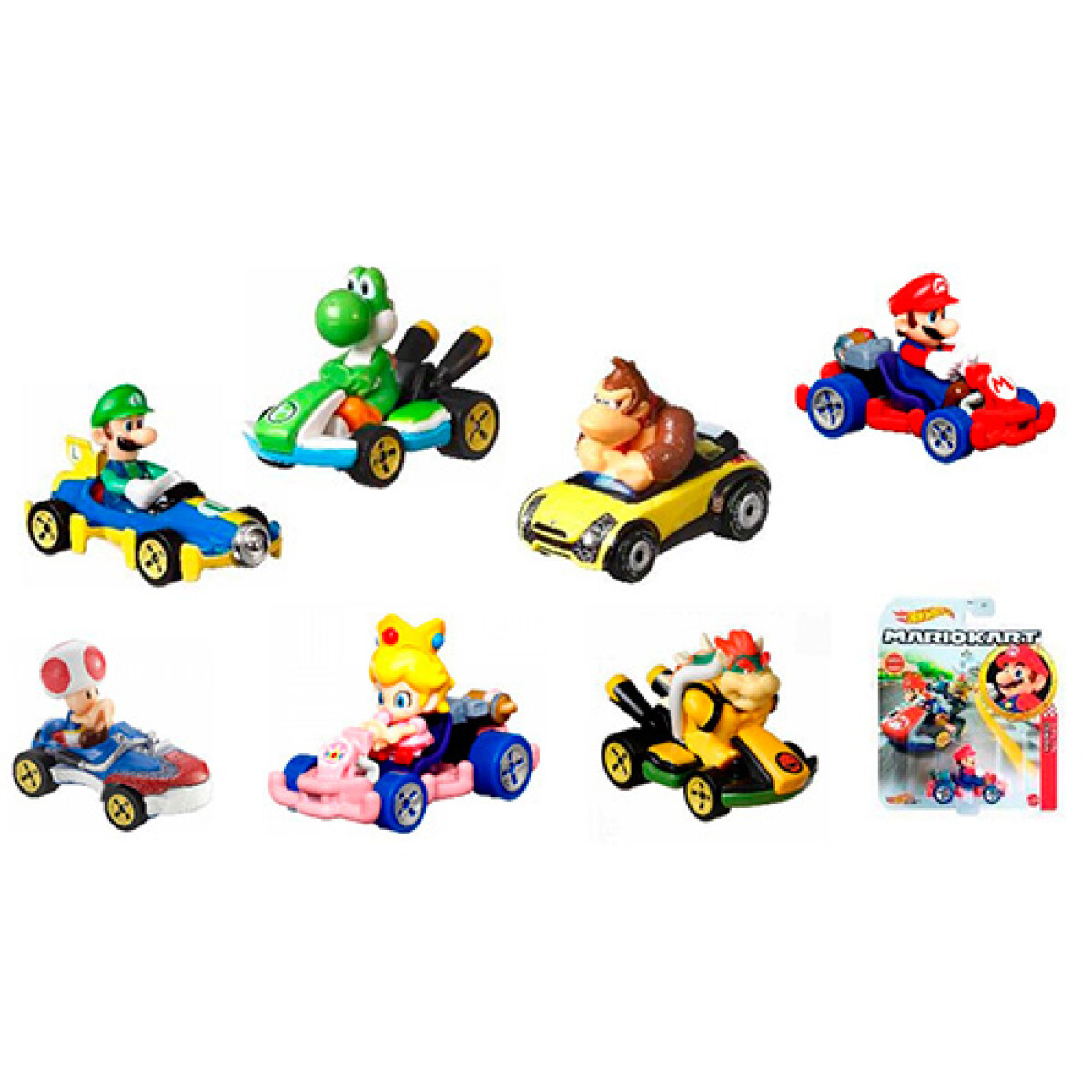 Figuras Hot Wheels Mario Kart 1:34 