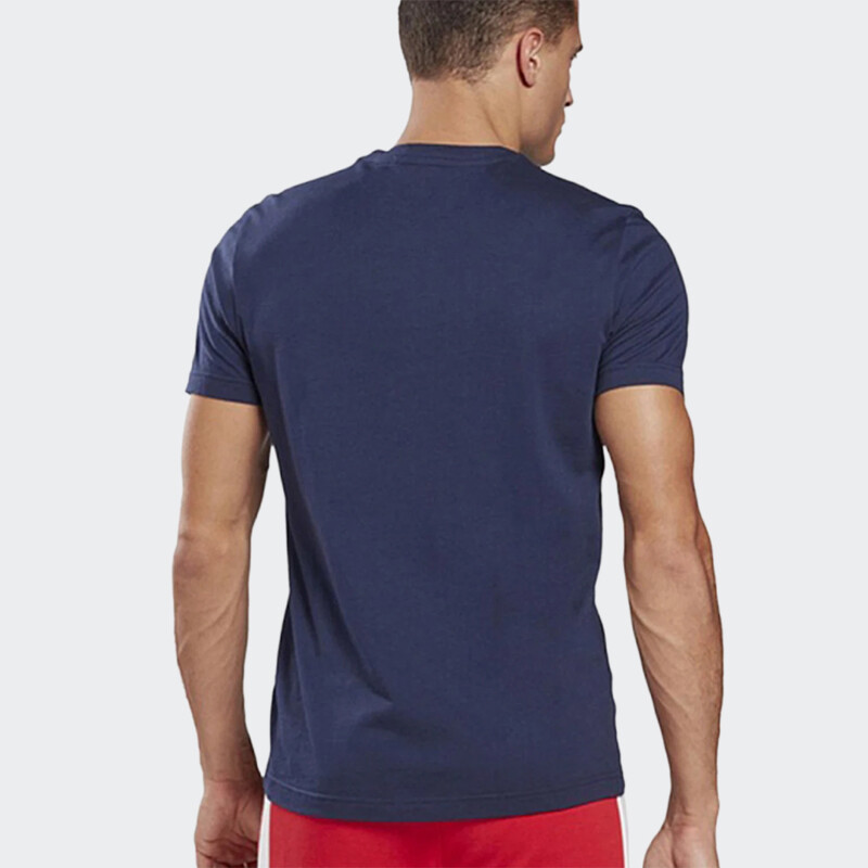 Remera Reebok Identity Big Logo Azul