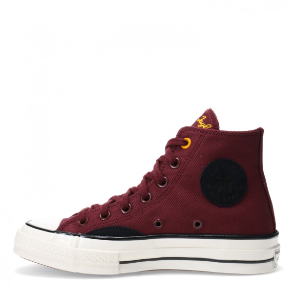 Championes de Hombre Converse - All Star Chuck 70 HI Bordó - Negro