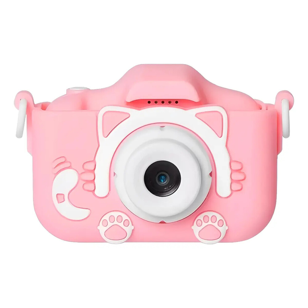 Cámara de fotos infantil con pantalla Rosa