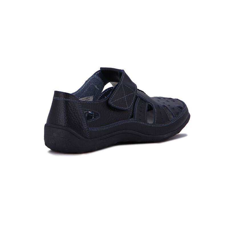Wonder Guillermina Casual C/velcro Calada S/baja - Negro Negro