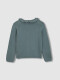 Chaqueta Cuello Volante Azul