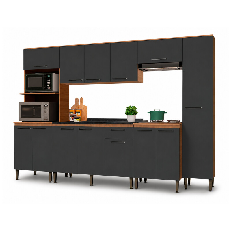 MUEBLE DE COCINA MODULAR PREMIUM 6 MODULOS TORRE CHICA Mueble De Cocina Modular Premium 6 Modulos Torre Chica