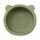 Bowl Tazón Irrompible Diseño Oso p/ Comida Bebé en Silicona Verde