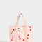 Shopper Cartera Shopper Con Parches - Rosa Viejo