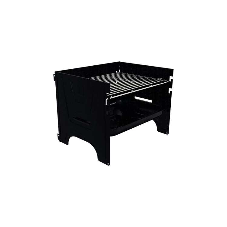 PARRILLERO GRILL A CARBON PORTATIL TRAMONTINA TCP-380 NEGRO