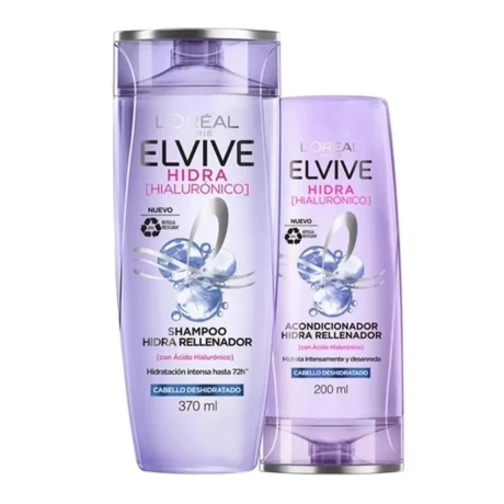 Pack Shampoo + Acondicionador Elvive Hidra Hialurónico 001