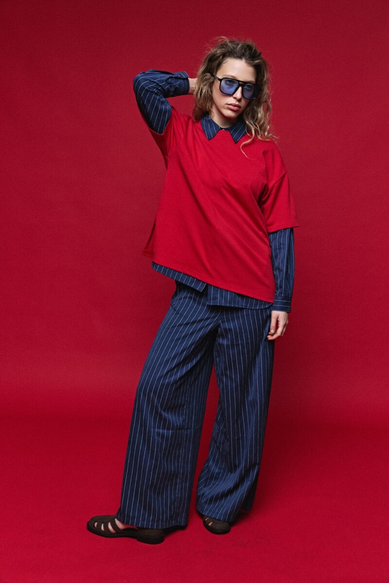 REMERA NARA Rojo