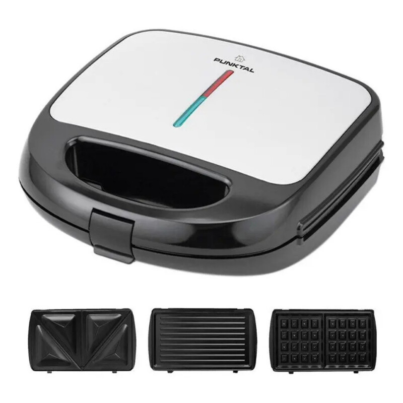 Sandwichera 3 En 1 Punktal 750w Sandwichera 3 En 1 Punktal 750w