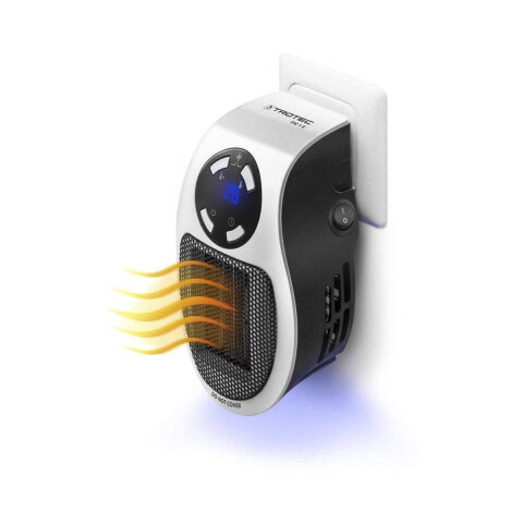 Calefactor Portátil Estufa Personal Digital Caloventilador - Variante Color  Negro — Atrix