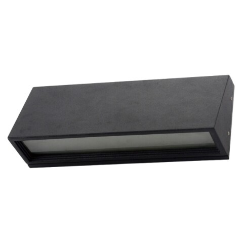 APLIQUE DE PARED ADO. LED UNIDIRECCIONAL MADRID 8W 3000K IP54 GRIS GRAFITO APLIQUE DE PARED ADO. LED UNIDIRECCIONAL MADRID 8W 3000K IP54 GRIS GRAFITO