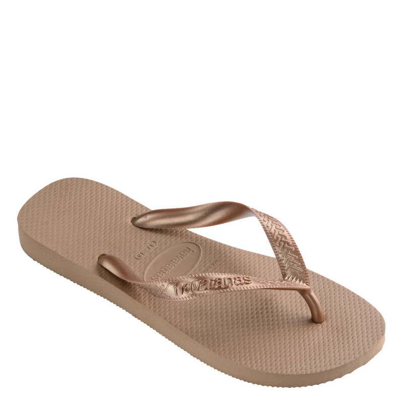 Sandalias de Mujer Havaianas Top Tiras Rosa - Dorado