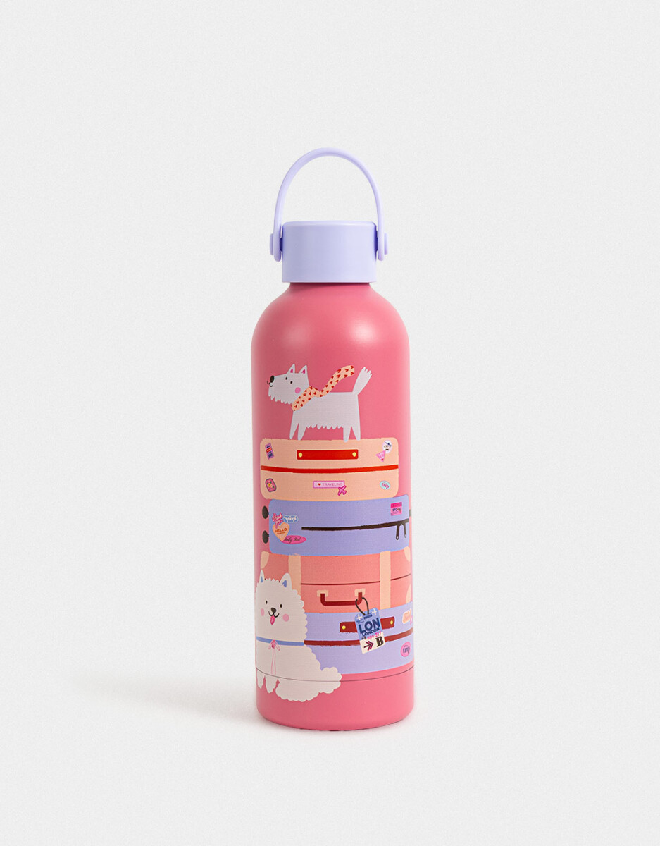 Botella Metálica Diseño Perrito 