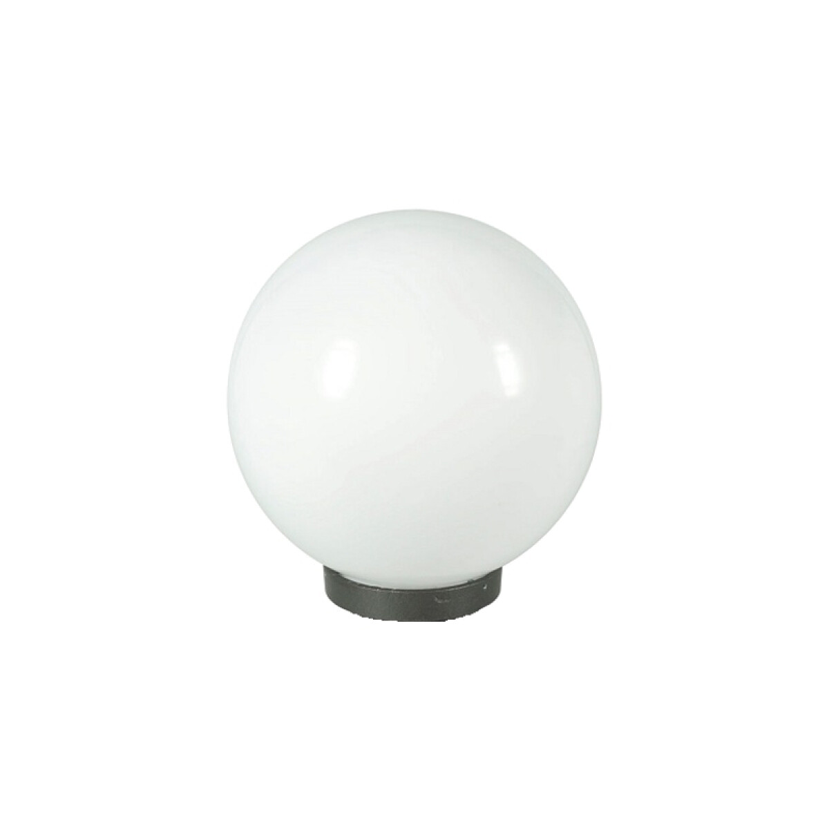 Luminaria globo de PMMA opal con base, Ø400mm - ML0025 