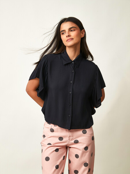 CAMISA GIRASOL NEGRO