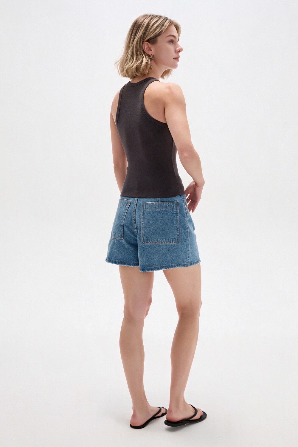 Musculosa Ethereum Gris Oscuro