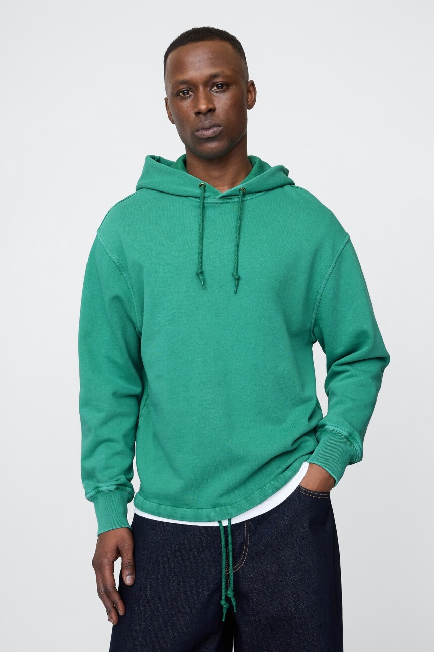 Buzo Canguro Logo Gap Poncho Hombre Irish Clover