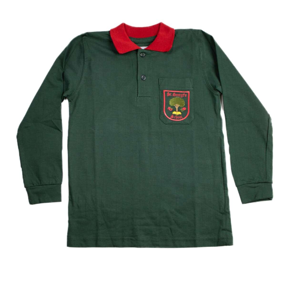Remera polo manga larga - St George´s School 