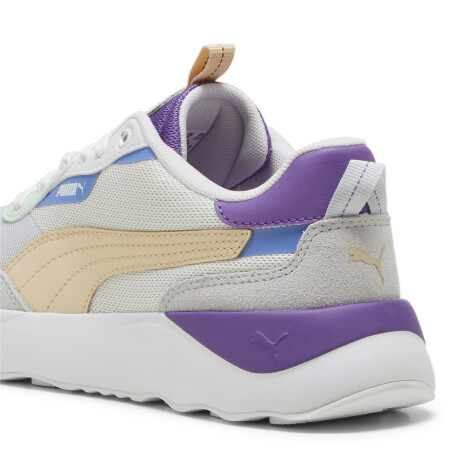 Championes de Mujer Puma Runtamed Platform Gris - Violeta - Blanco