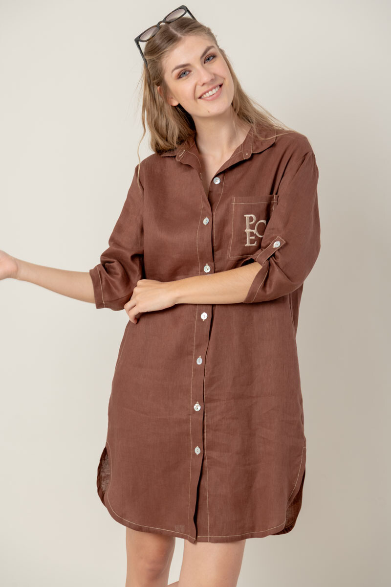 Vestido polonio Chocolate