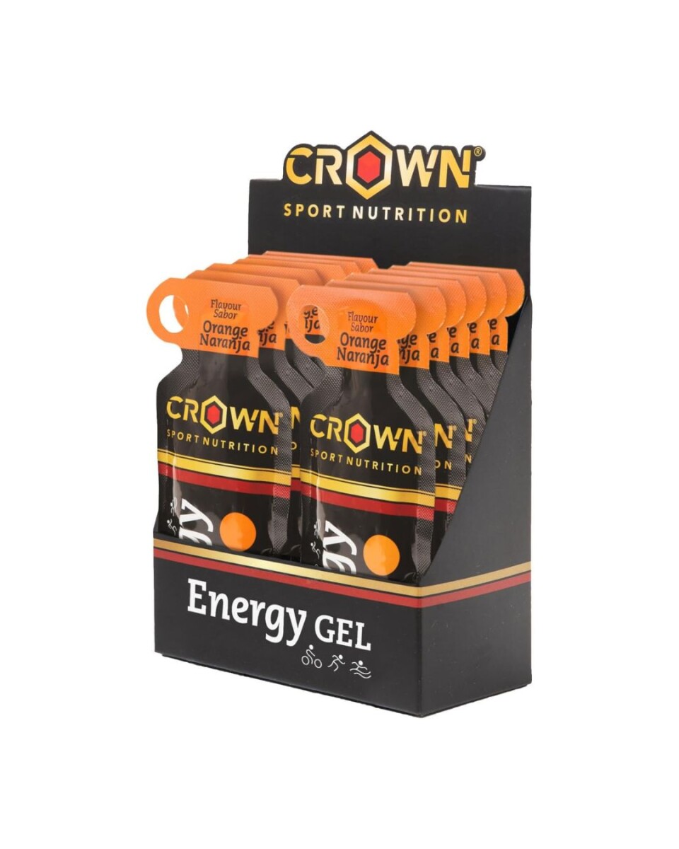 Energy Gel Crown Caja 12 unidades - Naranja 