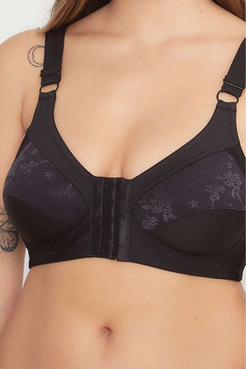 50-519 soutien prendido adelante - Negro 