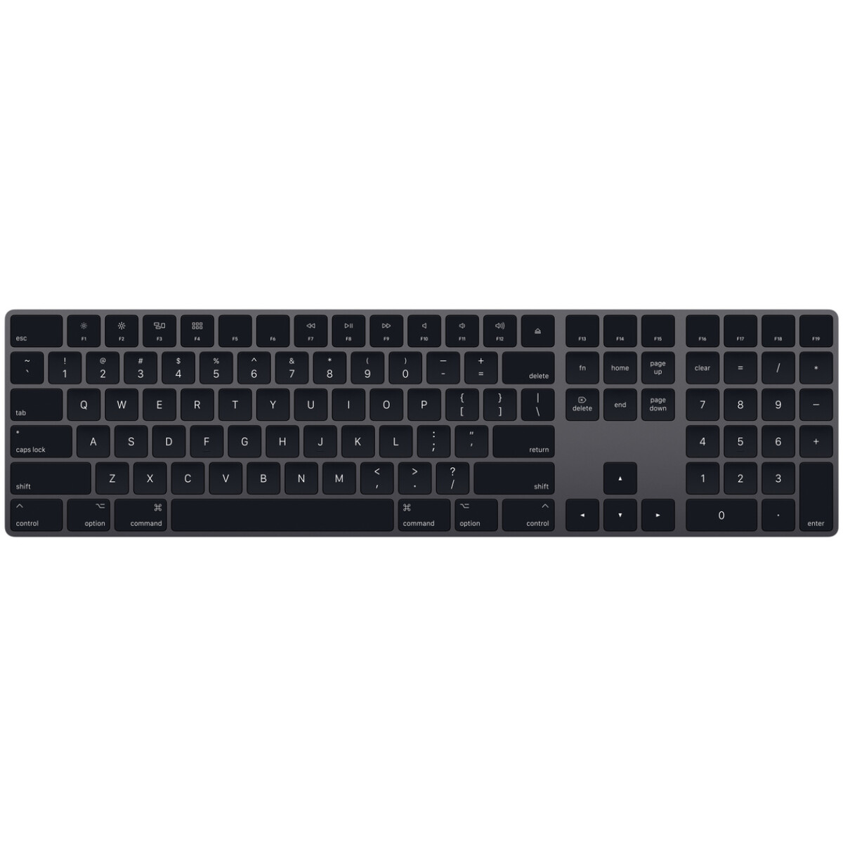 APPLE MAGIC KEYBOARD CON TOUCH ID Y TECLADO NUMERICO - ESPAÑOL - Negro 