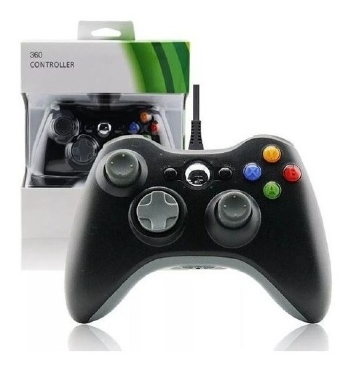Joystick Xbox 360 compatible con cable 