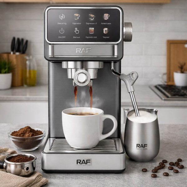 Cafetera Semiautomática Raf R.0208 1300w 1.2l CAFETERA RAF SEMIAUTOMATICA R0208