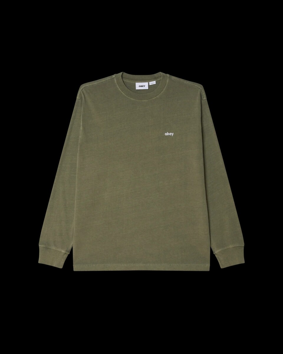 LOWERCASE PIGMENT TEE LS 
