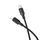 Cable Carga Rápida Usb-c A Lightning 2m Silicona Negro 27w Cable Carga Rápida Usb-c A Lightning 2m Silicona Negro 27w