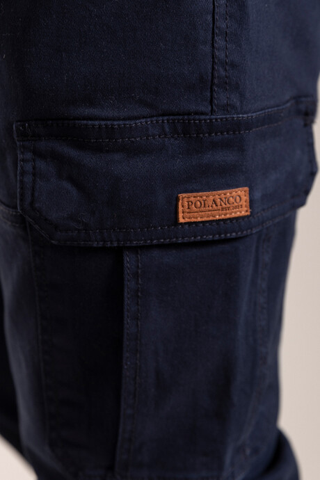 PANTALON CARGO DUOMO POLANCO Azul Marino