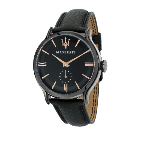 Reloj Maserati Clasico Cuero Negro 0