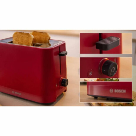 Tostadora Bosch TAT3M124 MyMoment Rojo TAT3M124