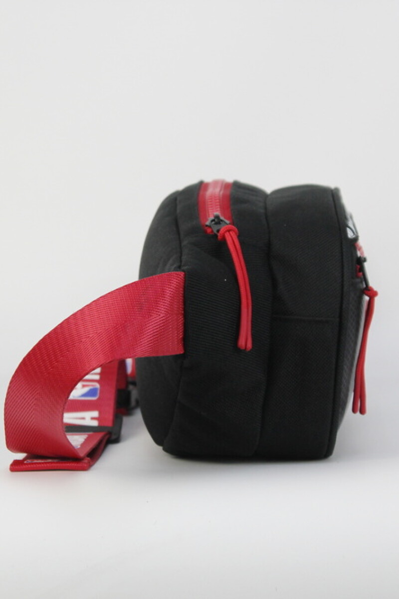 Riñonera nylon doble cierre combinada - NBA Negro