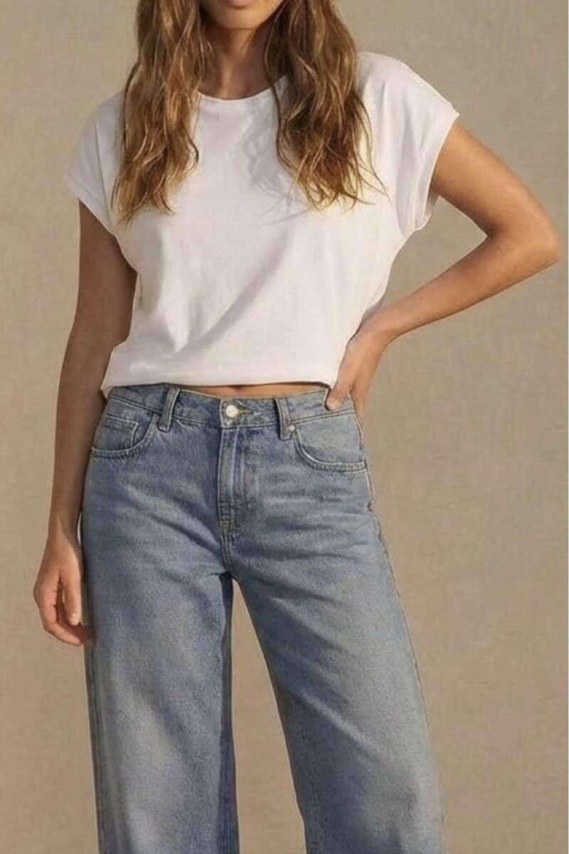 Remera Algodón - Nacar 
