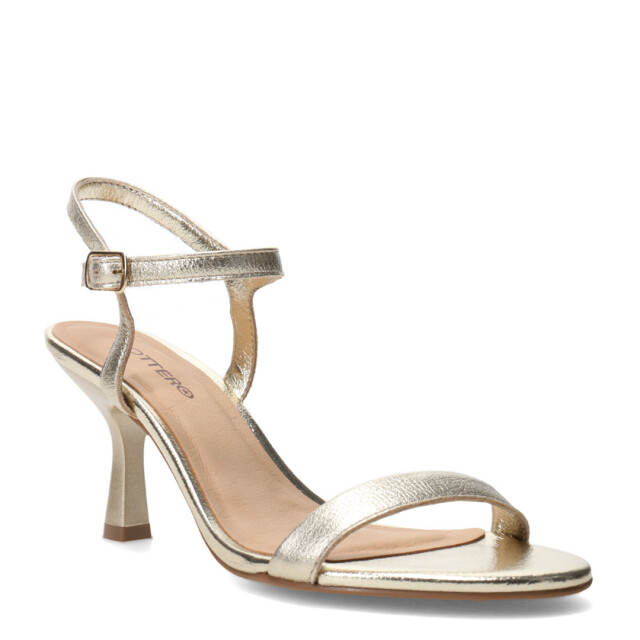 Sandalias de Mujer Bottero Taco Dorado