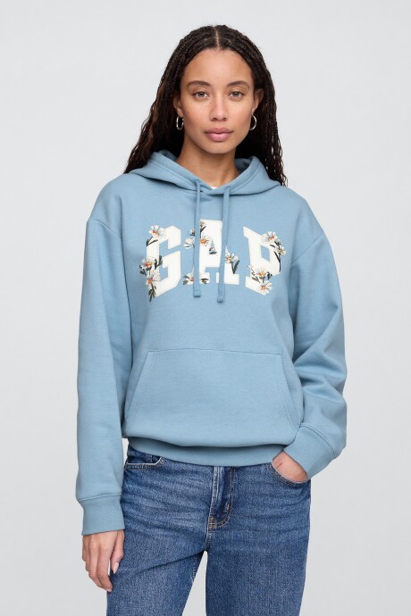 Canguro Logo Gap Mujer Blue Stone