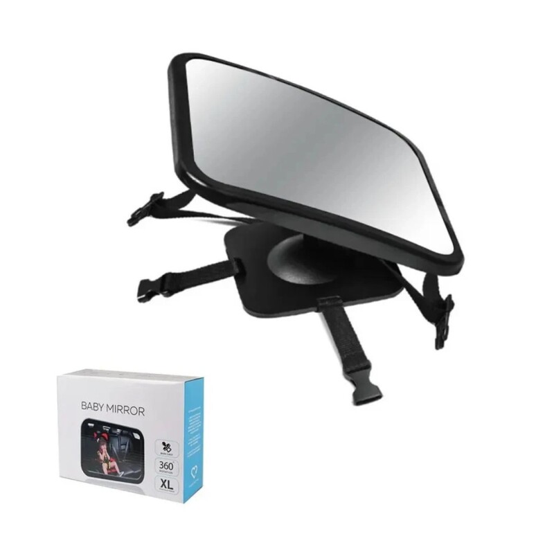 Espejo Retrovisor Auto Bebe Asiento Seguridad Infantil Visión 360 grados Espejo Retrovisor Auto Bebe Asiento Seguridad Infantil Visión 360 grados