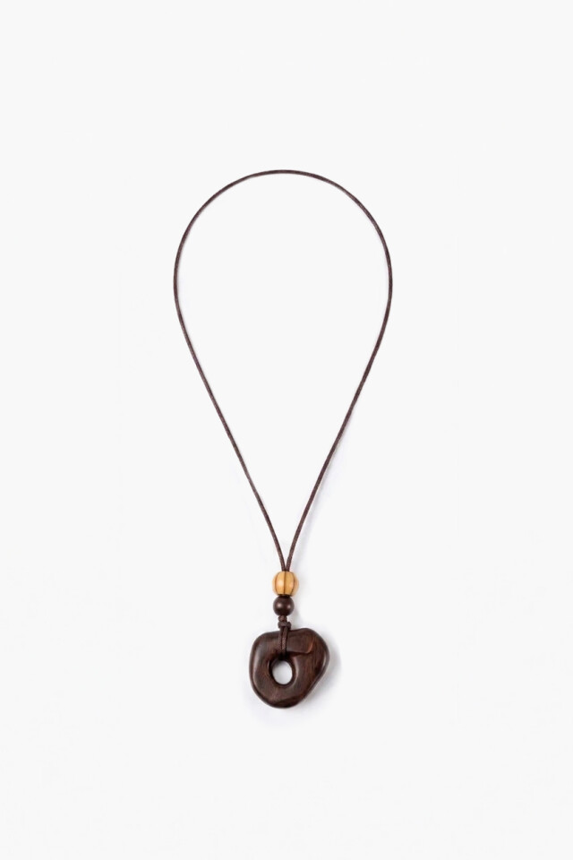 Collar boho chocolate
