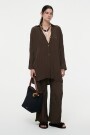 CAMISA OVERSIZED Marron