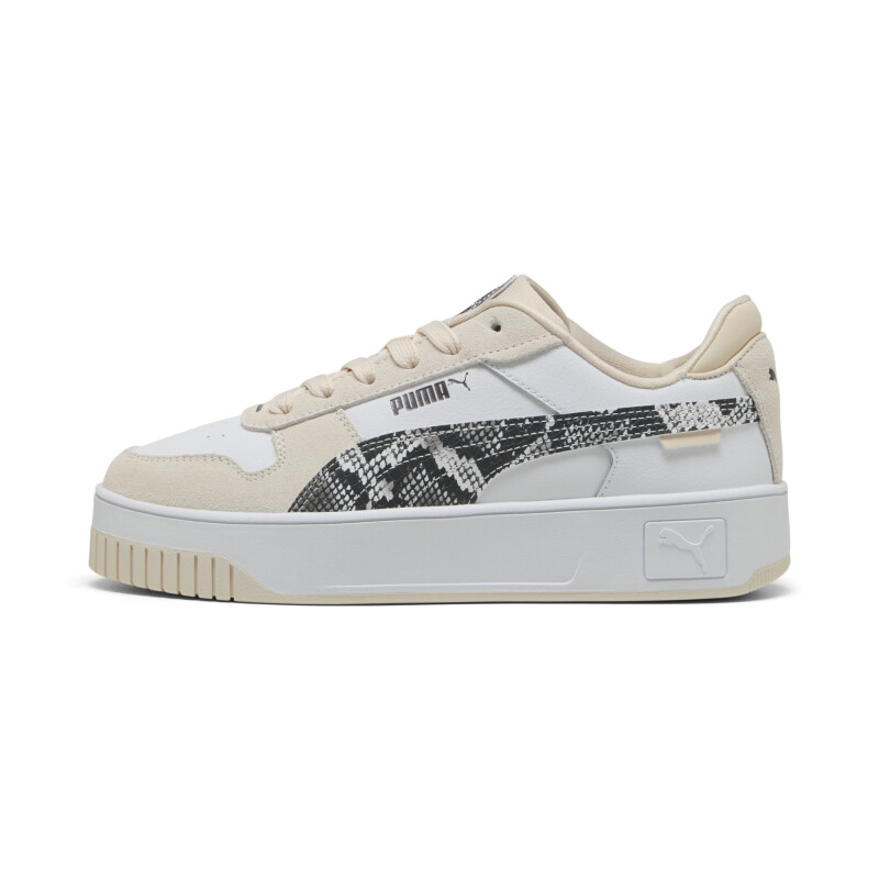Zapatillas Carina Street Snake Chic de Mujer Blanco