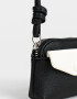 Monederos Monedero De Cuerina Bicolor - Negro
