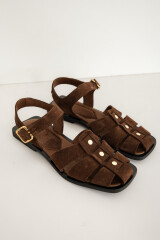 Sandalia Draft Marron