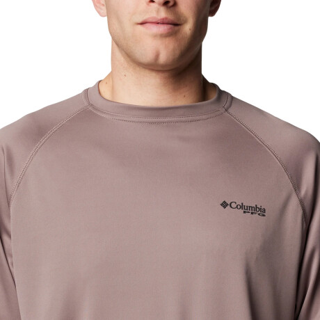 TSHIRT COLUMBIA TERMINAL TACKLE LS Dark Coral